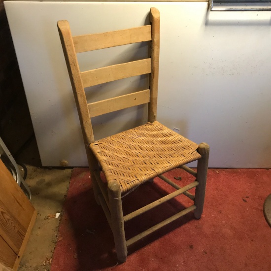 Primitive Wooden Child's Chair