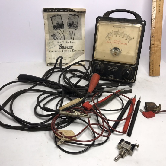 Vintage Snap-On Tools MT-401 Regulator Tester