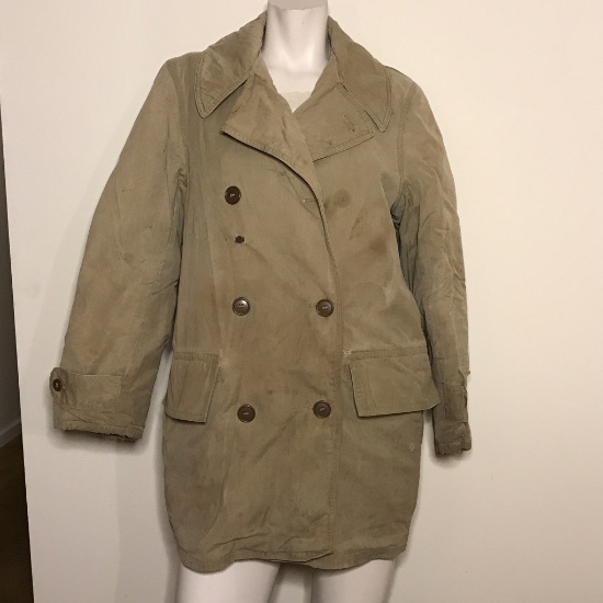 WWII Army Wool Lined Coat