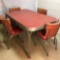 Retro Formica Table w/4 Chairs