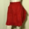Vintage Red Apron with Pocket