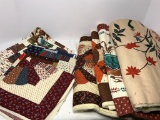 Lot of Pillow & Quilted Pillow Squares