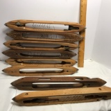 Lot of Vintage Wooden Old Mill Shuttles
