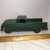 Vintage Marx Plastic Green Car w/Square Tire