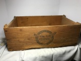 Antique Wooden Western Electric Co. Advertisement Crate