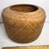 Vintage Round Woven Basket