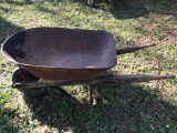 Old Metal Wheelbarrow