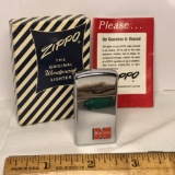 Vintage Zippo Advertisement Lighter 