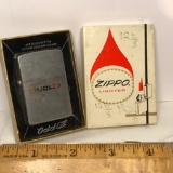 Vintage Zippo Advertisement Lighter w/Box