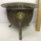 Vintage Brass Planter with Lion Head Legs