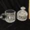 Nice Crystal Creamer & Sugar Bowl