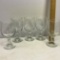 Set of 5 Glass Goblets