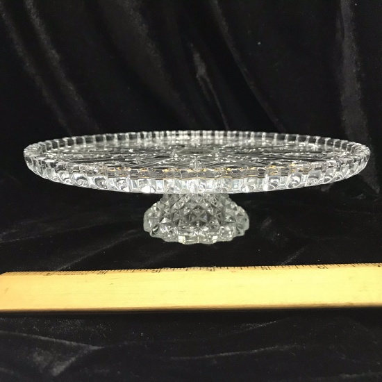 Small Crystal Desert Pedestal Plate