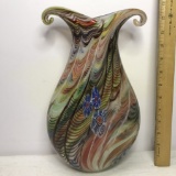 Awesome Large Art Glass Vase