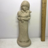 1975 Little Girl w/Teddy Bear Figurine by Austin Products