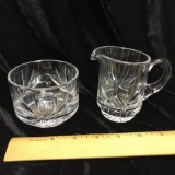 Gorgeous Crystal Creamer & Sugar Set