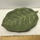 Hand Painted Table Tops Lifestyles Tropical Leaf dish