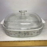 Corningware 2.5 Liter Lidded Floral Casserole Dish