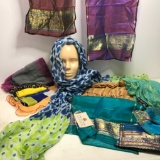 Lot of Silk, Exotic, Cotton...Ladies Scarves