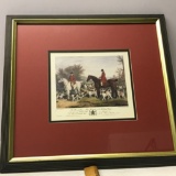 Framed & Matted Print by RB Davis Hunting Scene