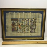 Awesome Egyptian Painting on Papyrus