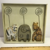 Set of 3 Animal Photo Holders