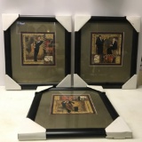 Set of 3 Jazz Prints - New - Framed & Matted