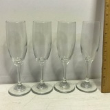 Set of 4 Champagne Glasses