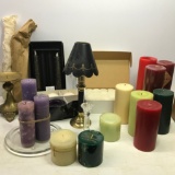 Huge Lot of Candles, Candlesticks & More