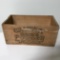 Vintage Calumet Baking Powder Dove - Tailed Wood Crate