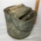 Vintage Galvanized Deluxe Mop Bucket