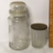 1981 Planters Peanut Jar & Small Jar w/Lid