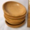 Set of 6 Vintage Wooden Bowls - Made in Japan
