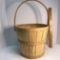 Vintage Wooden Gathering Basket
