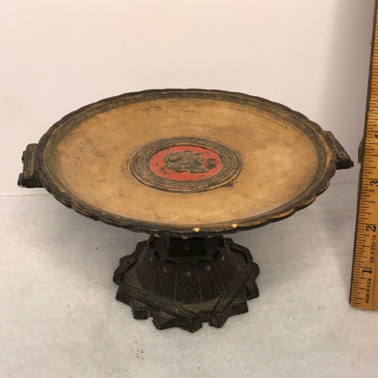 Vintage Unique Pedestal Bowl