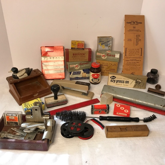 Lot of Vintage Desk Items