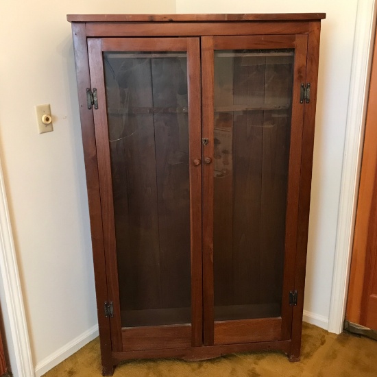 Vintage Wooden Gun Cabinet