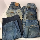 Lot of 7- 1960's Dungarees