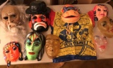 Large Lot of 1960's Halloween Masks