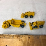 Set of 3 RARE Construction Vehicles by Mercury - Made in Italy