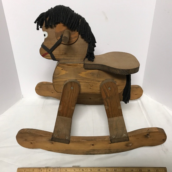 Hand Made Wooden Rocking Horse