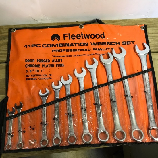 Fleetwood 10 Pc. Combination Wrench Set