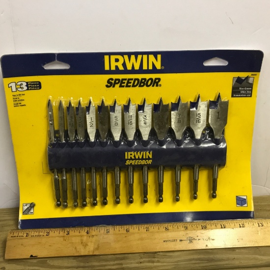 Irwin 13 Pc. Spade Bit Set