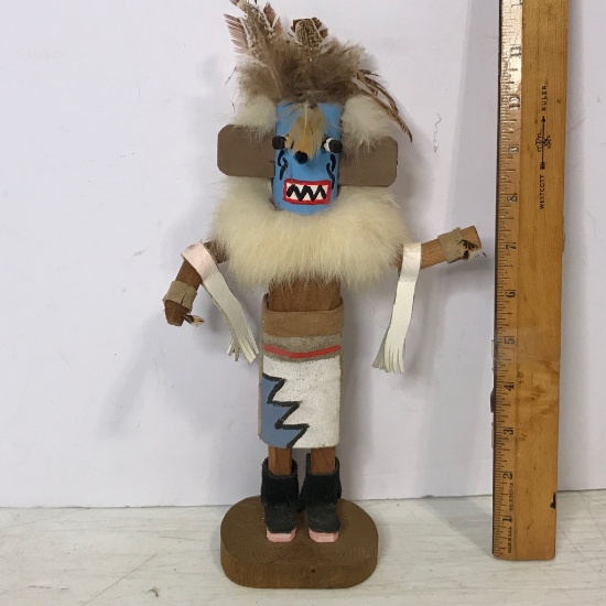 Vintage Wooden Hand Made Carved Native American Indian Kachina Doll