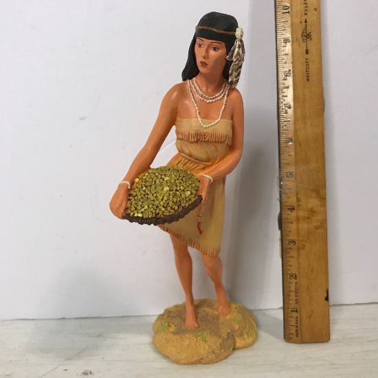 1995 "Pocahontas" From the Nobel American Indian Woman Collection Figurine