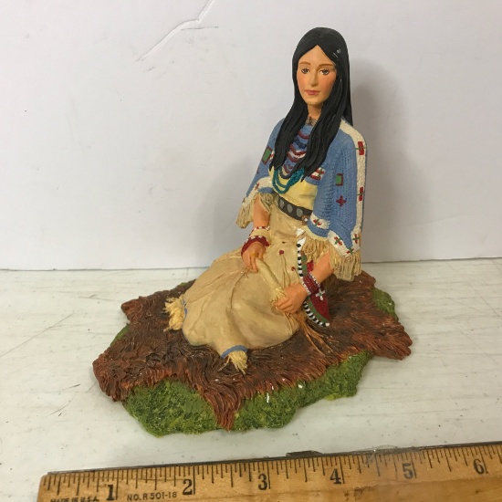 1994 "Falling Star" From the Nobel American Indian Woman Collection Figurine