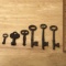 Lot of 6 Antique Skeleton Keys