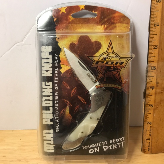 Professional Bull Riders Authentic Mini Folding Knife