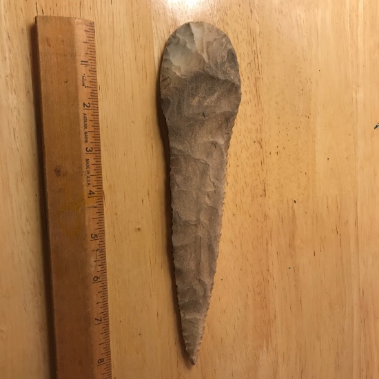 Old Native American Large Stone Spear Head