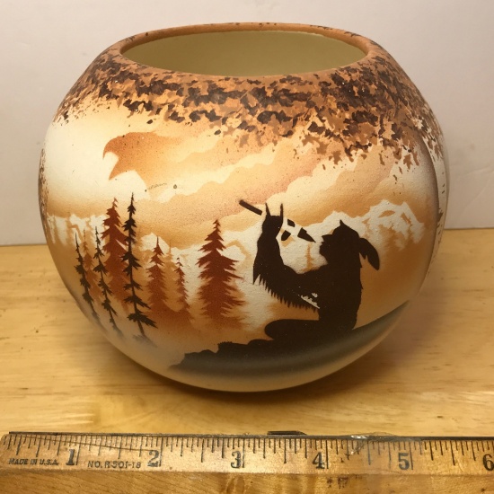 Beautiful Native American Indian Pottery Bowl